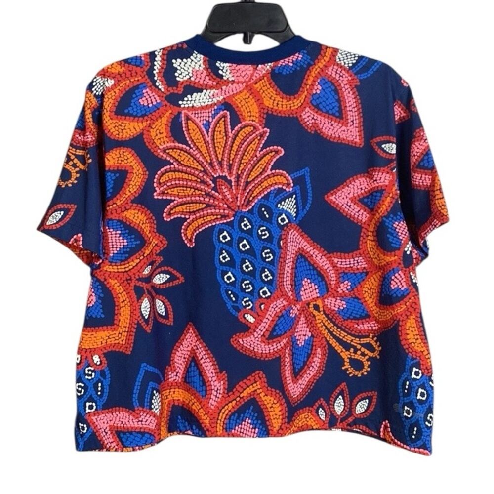 FARM RIO X Adidas Farm Gfx Tee Blue Women's Large - Picture 3 of 8